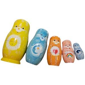 y2k care bears russian nesting dolls RARE
